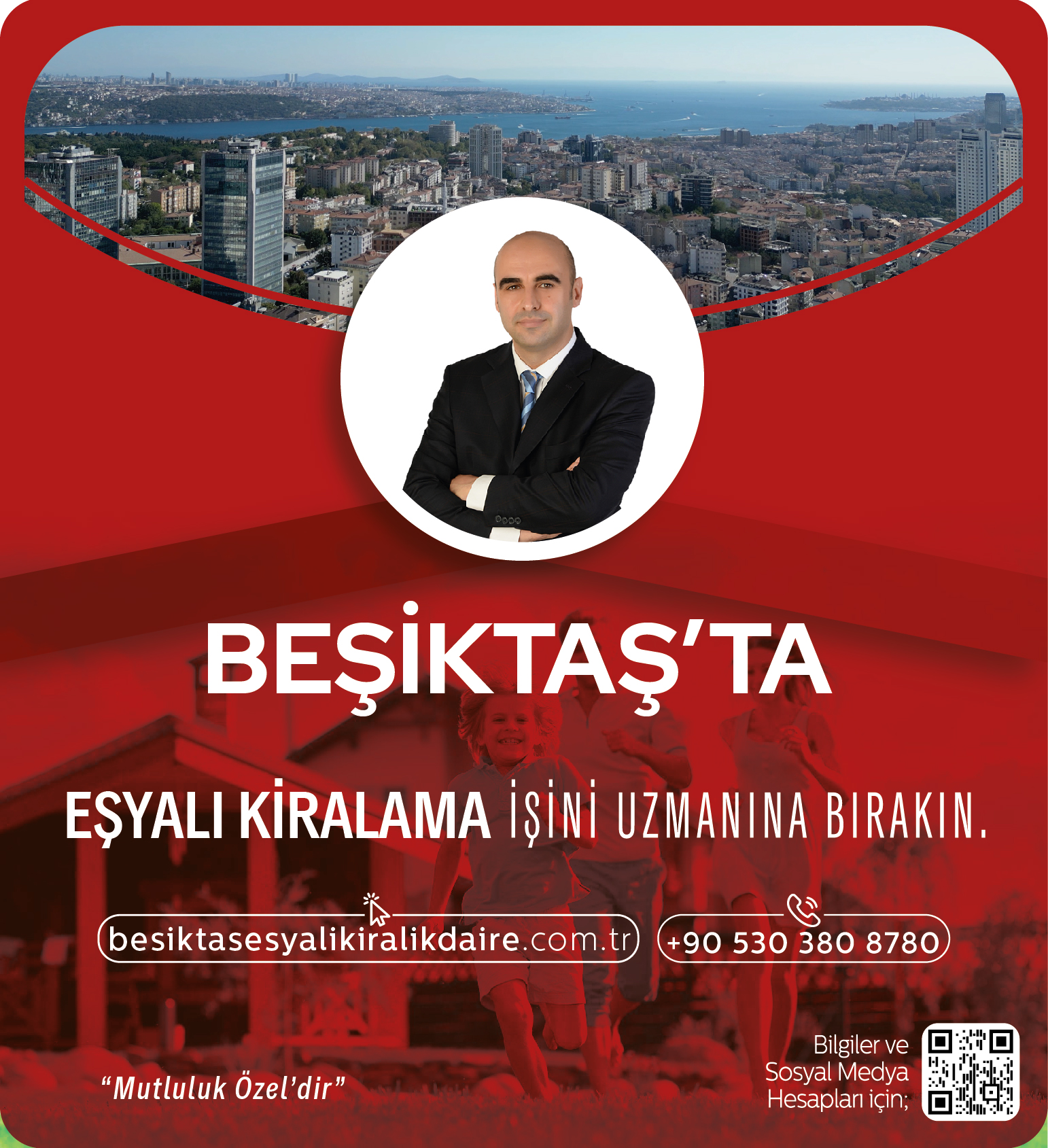 Beşiktaş Eşyalı Kiralık Daire